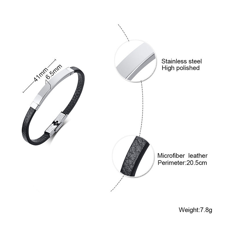 European And American DIY Custom-made Bracelets With Drawings And Stainless Steel Heart-shaped Bracelets